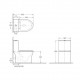 MWC7609-S10 WH Mocha One piece Water Closet